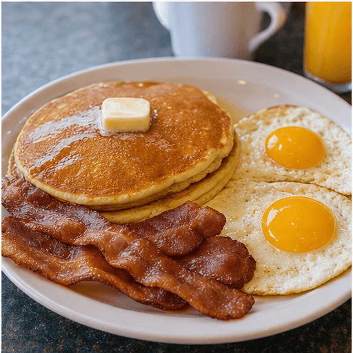 American dishes from an existing restaurant menu